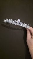 NEU: Eleganter Braut Haarreif Diadem Tiara Strasssteine