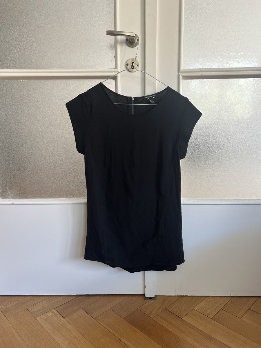 Mango Top: Mango Basics Top schwarz Grösse S – Usato da Zürich venduto da daria_m