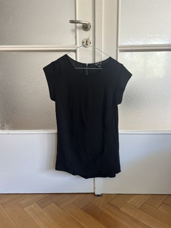Mango Basics Top schwarz Grösse S
