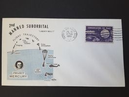 Raketenpost Project Mercury 7. Juli 1961