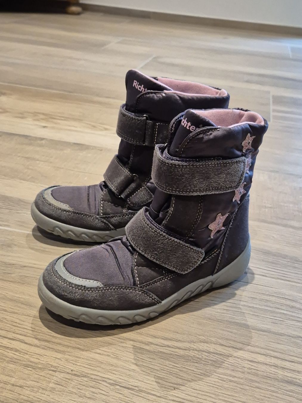 Scarpe per ragazze: Warme Kinder Winterstiefel Gr. 33 von Richter – Usato da Hörhausen venduto da mountain18