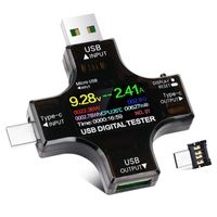 Multimeter USB Tester Messgerät 2-in-1