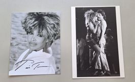LG/ Original Autogrammkarte Tina Turner Ak Mick Jagger Tina