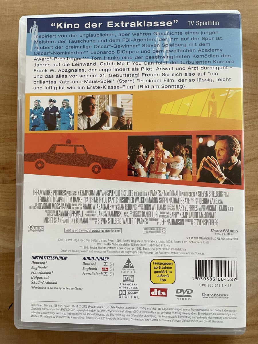 Tous les DVDs: DVD Catch me if you can – D'occasion à Rümlang par euqinom16 1