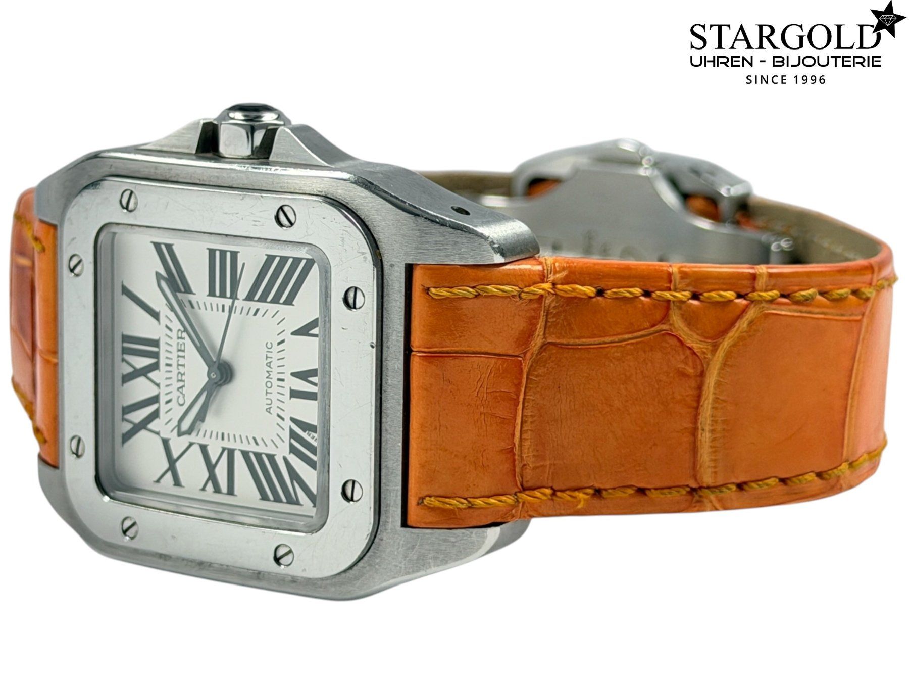 Cartier Uhren: Cartier Santos 100 - 2878 – Gebraucht aus Zürich von Stargold-Uhren 1
