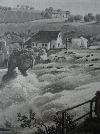 Stiche: Rheinfall Pavillon Bleuler – Gebraucht aus Risch von Rischli15 5