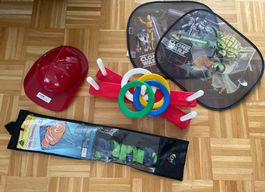 Spielzeug Set Outdoor: Auto Frontscheibe, Luftdrache etc.