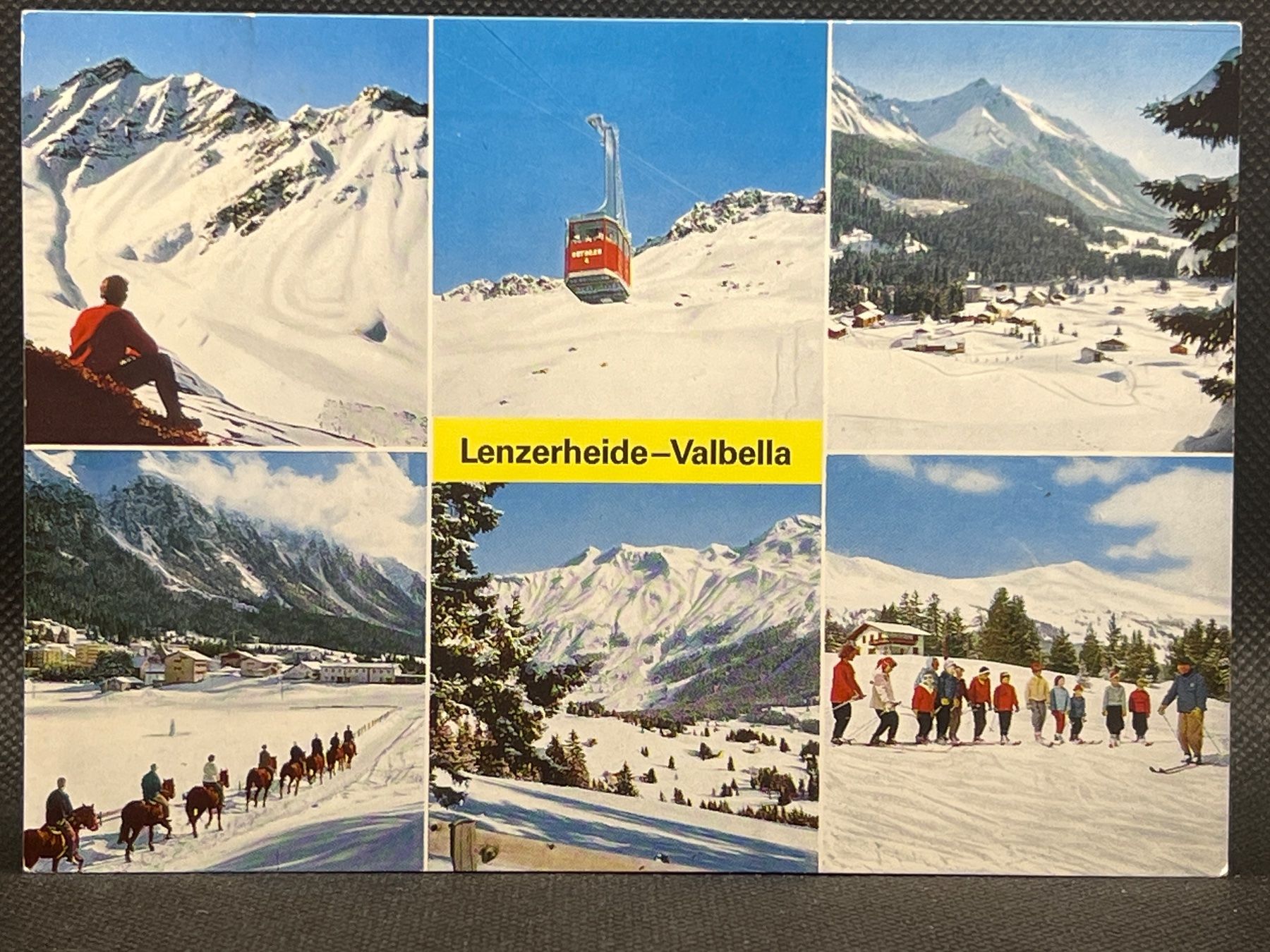Cartoline postali: Lenzerheide-Valbella, 1500 m ü.M. – Usato da Widnau venduto da Brusi9