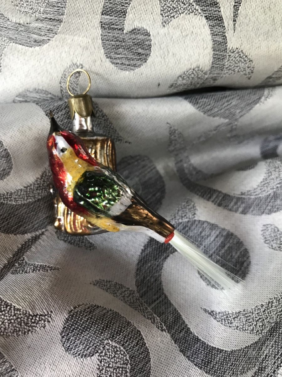 Alle Dekorationen: Kleiner Vogel am Baumstamm Christbaumschmuck – Neu und originalverpackt aus Alpnach Dorf von marvo 1