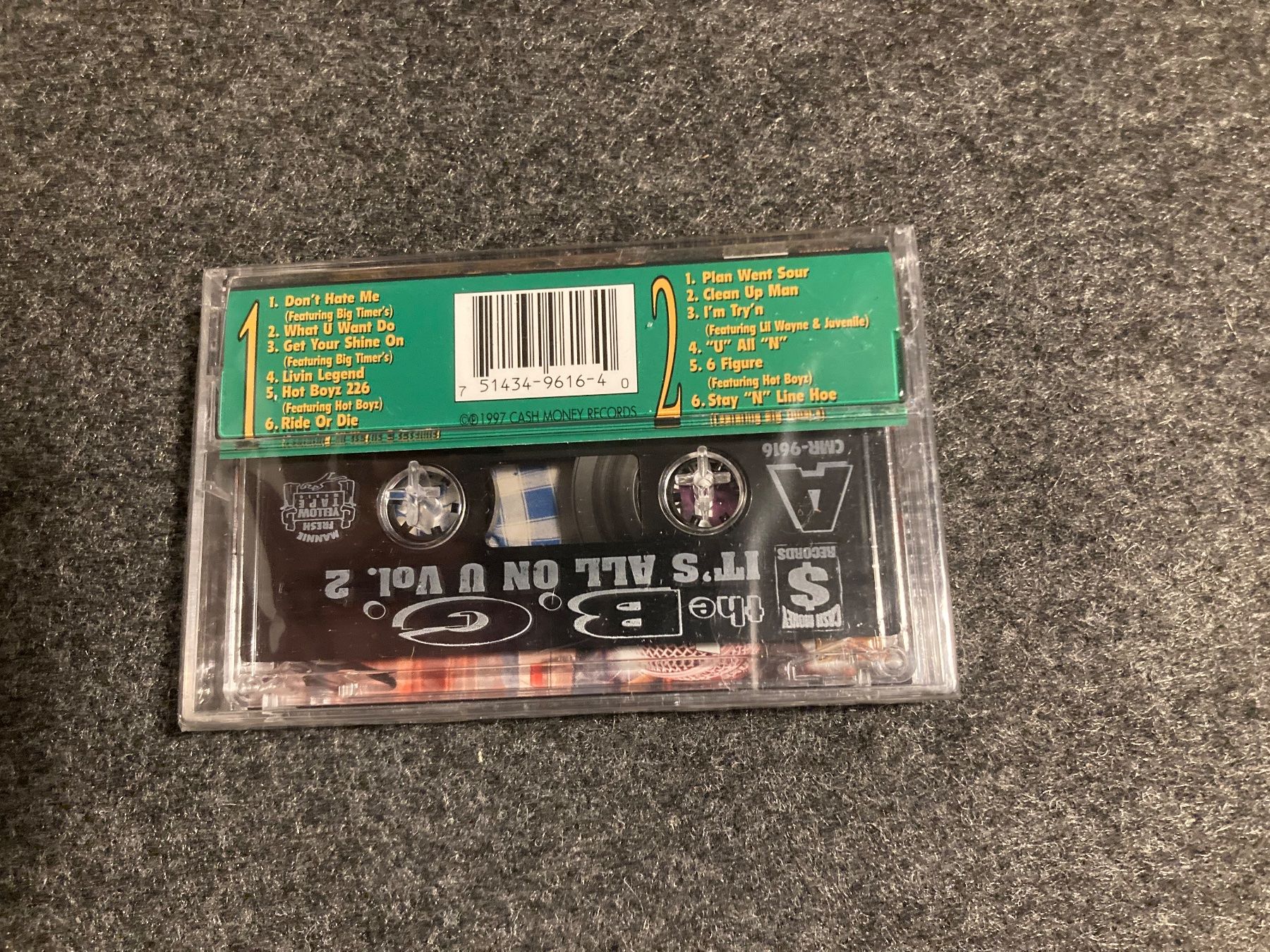 Kompaktkassetten: B.G. - It's All On U Vol. 2 (MC) – Neu und originalverpackt aus Fribourg von Karushi 2