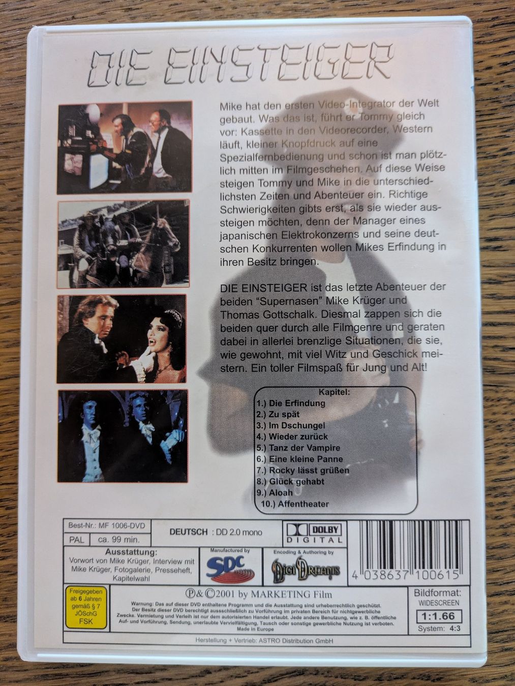 Tous les DVDs: DIE EINSTEIGER - Thomas Gottschalk & Mike Krüger (DVD) – D'occasion à Männedorf par Pacer19 1