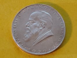 Österreich 2 Schilling Theodor Billroth 1929 Silber