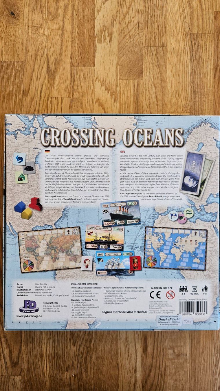 Jeux: Crossing Oceans – D'occasion à Nidau par WolfBe 1