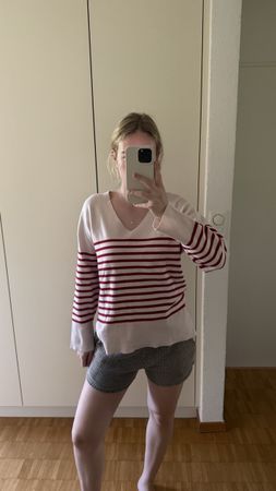 Damen Pullover gestreift Grösse S