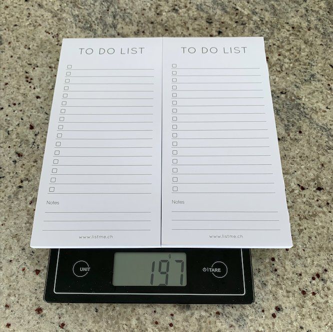 Schreibblöcke: Lot de 2 blocs-notes "To Do List" - 10 x 21 cm, 50 pages – Neu und originalverpackt aus Genève von sunsustains 2