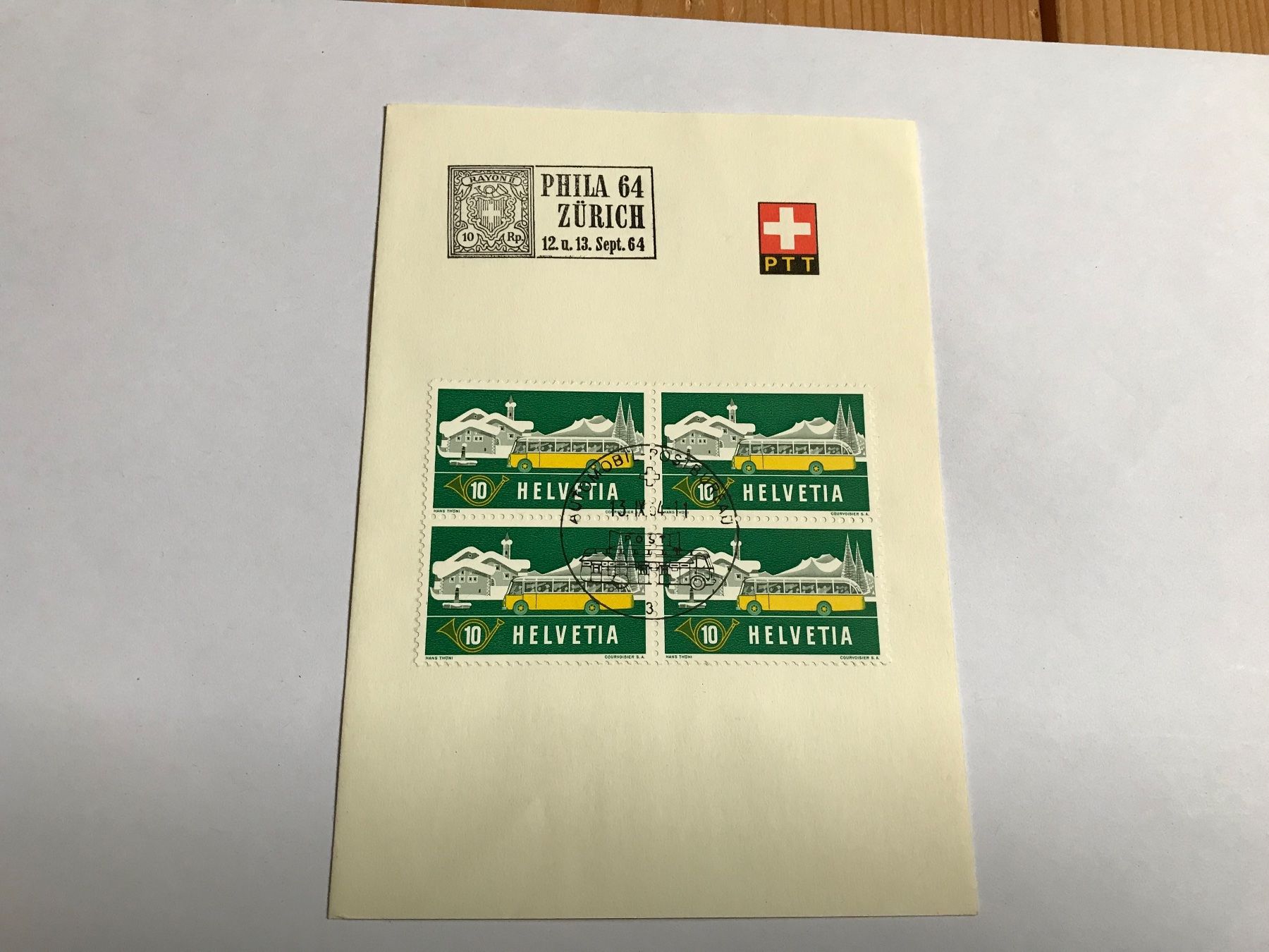 Tutti i francobolli: briefmarken schweiz 1964, aufmerksamkeit der schweizer post – Usato da liestal venduto da makai05