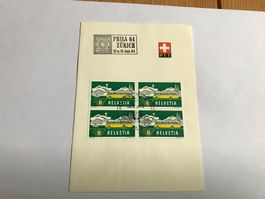 briefmarken schweiz 1964, aufmerksamkeit der schweizer post