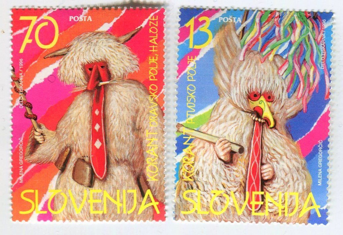 Tutti i francobolli: Briefmarken "Karneval". Slowenien. – Nuovo e nell'imballaggio originale da Basel venduto da Butsch5