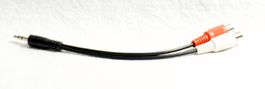 Stereo - Adapterkabel CINCH (w) auf Klinke Ø 3.5mm (m)