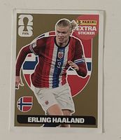 GOLD Extra Sticker  Erling Haaland  Norwegen