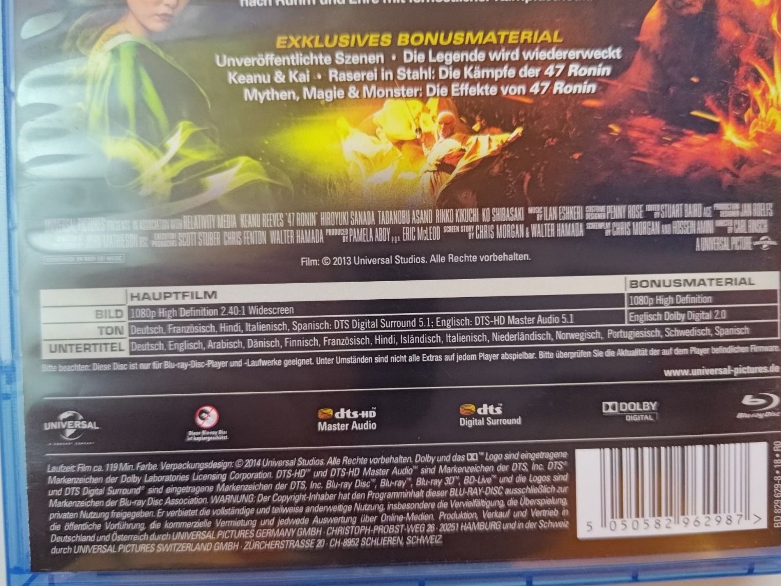 Tutti i DVDs: 47 Ronin – Usato da Liestal venduto da Kratzilla 3