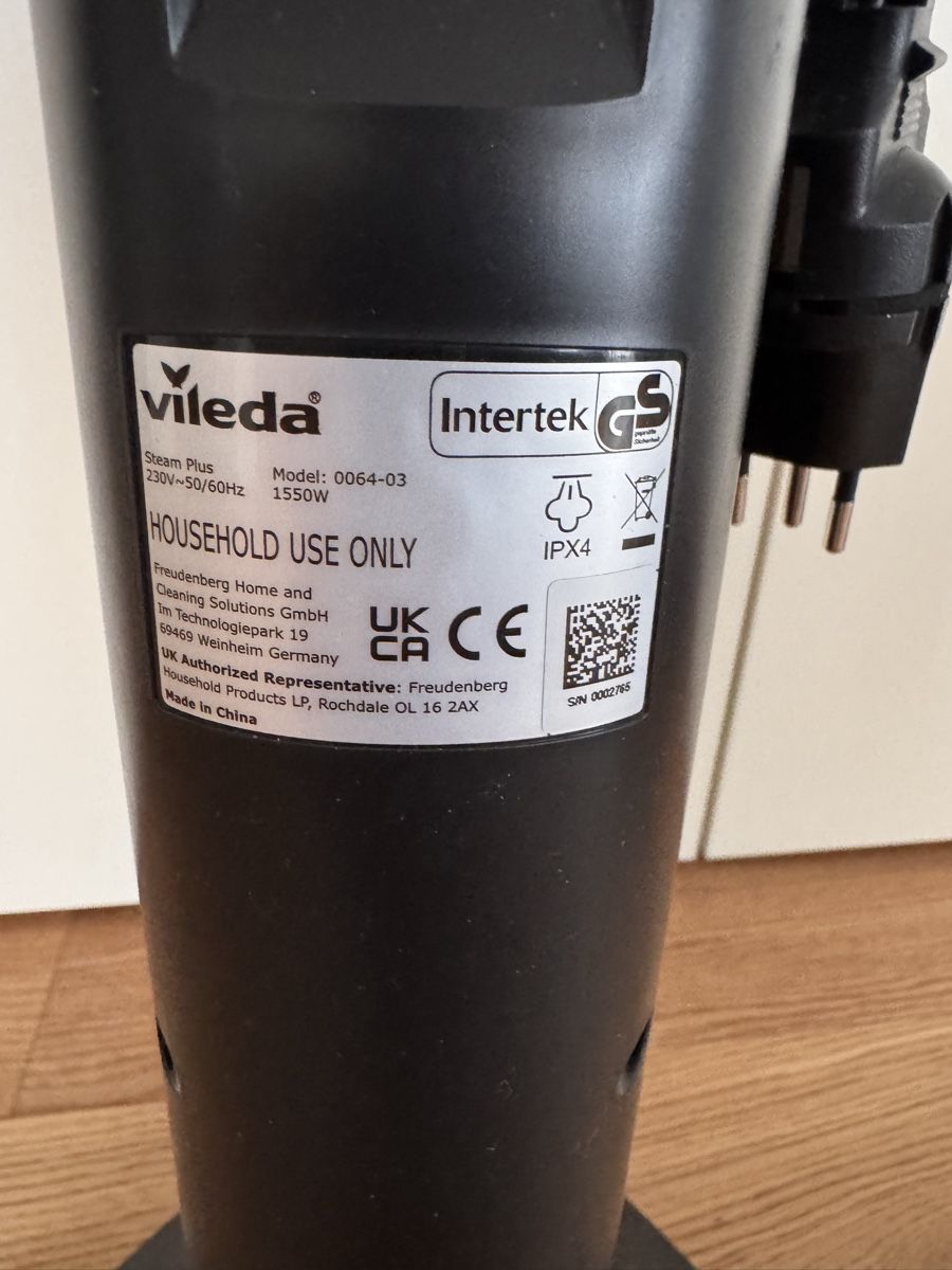 Vileda Nettoyeurs à vapeur: Vileda Steam Plus Dampfreiniger – D'occasion à Rickenbach LU par Mita.Chris 4