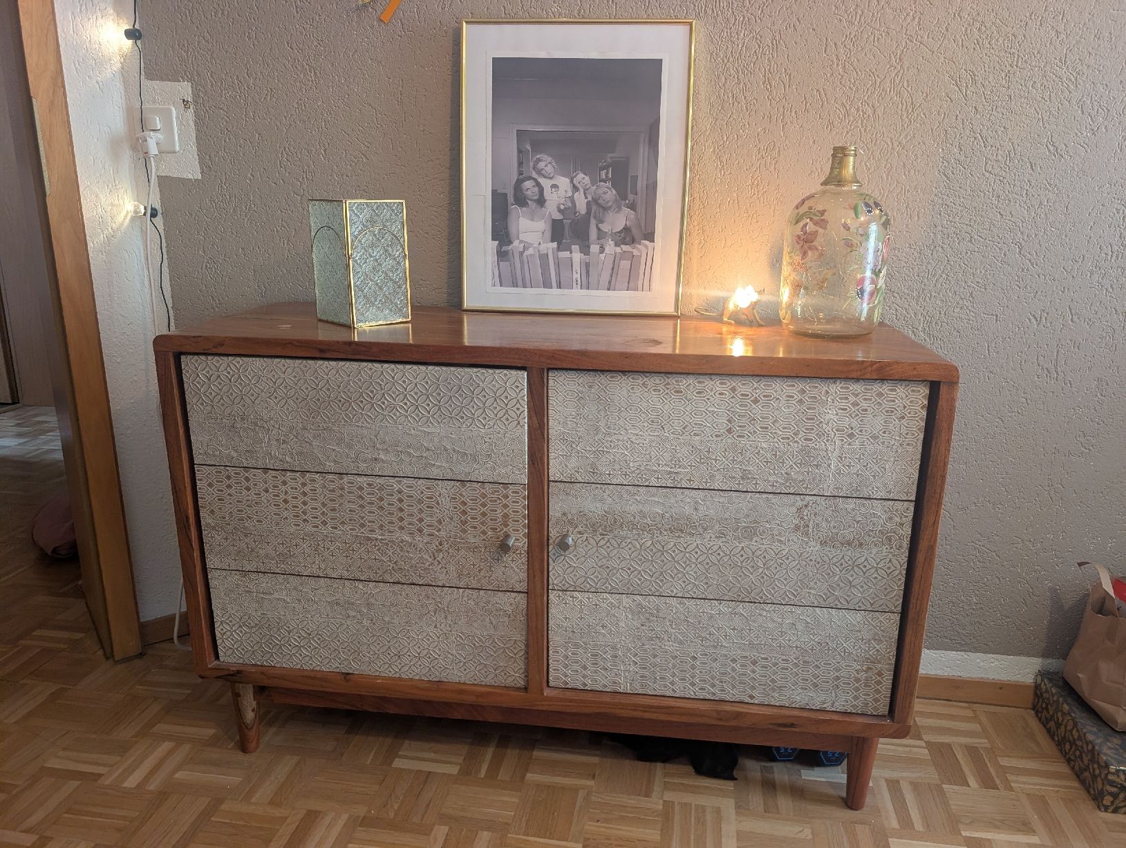 Cassettiere: Wunderschöne Kommode  im Boho/Mid-Century Style – Usato da Zürich venduto da bin_9pth