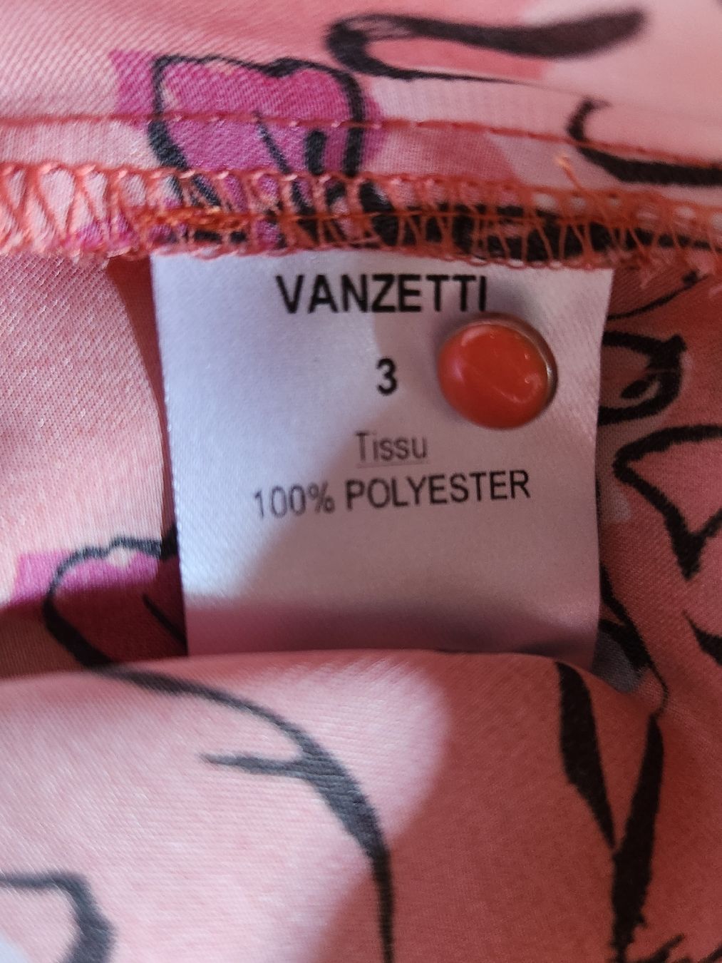 Top: Top Antonelle tangerine 100% polyester taille 3 – Nuovo (secondo la descrizione) da Niedergösgen venduto da Eva2410 3