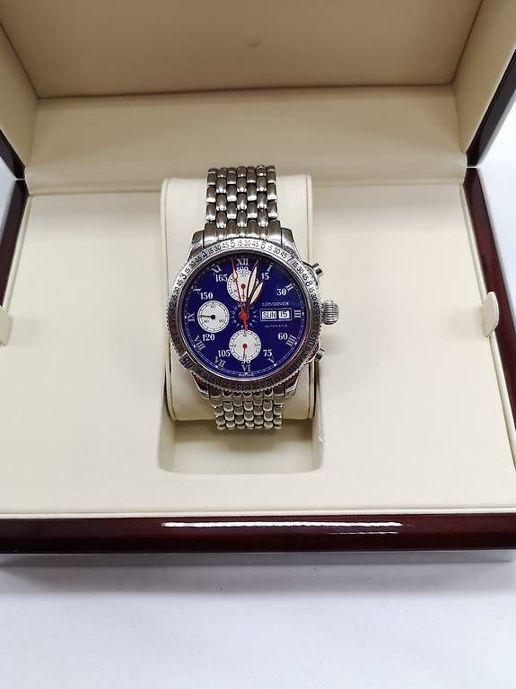 Longines Orologi: LONGINES Chronographe / LINDBERGH / Spécial séries – Usato da Bulle venduto da italicum 1