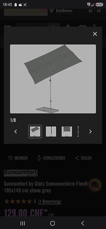 Sonnenschirme: Sonnenschirm – Gebraucht aus Salmsach von mat_5xjf 2