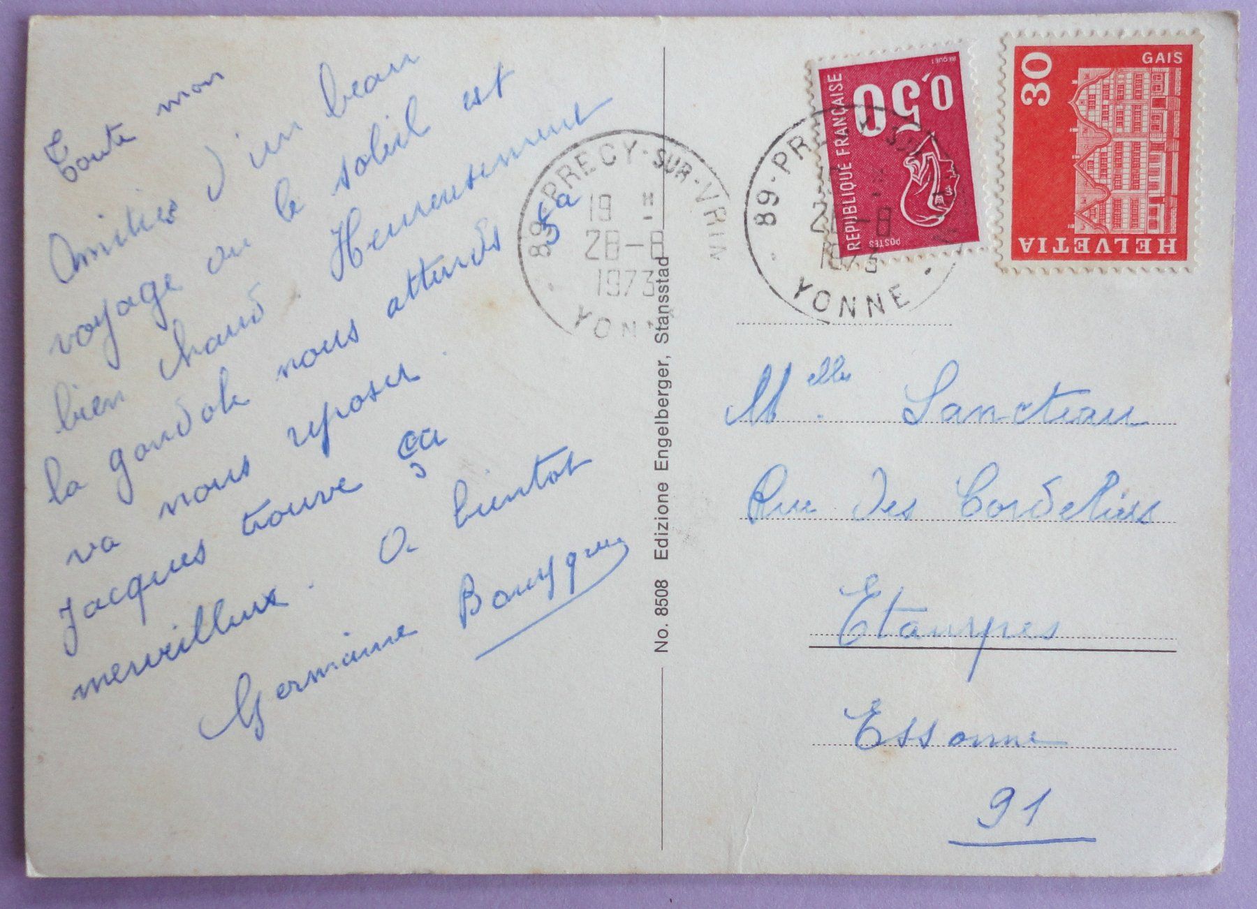 Cartoline postali: Campione d'Italia – Difettoso da Fétigny venduto da Billy2miny 1