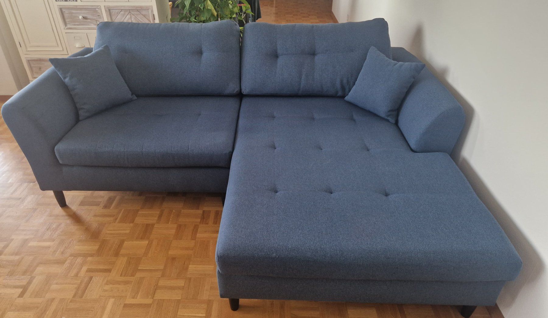 Divani: Ecksofa Stoff blau Sitzmöbel guter Zustand – Usato da St. Gallen venduto da h2ovin 5