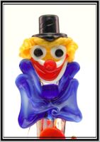 Grosser Murano Glas Clown mit Flasche (0004)