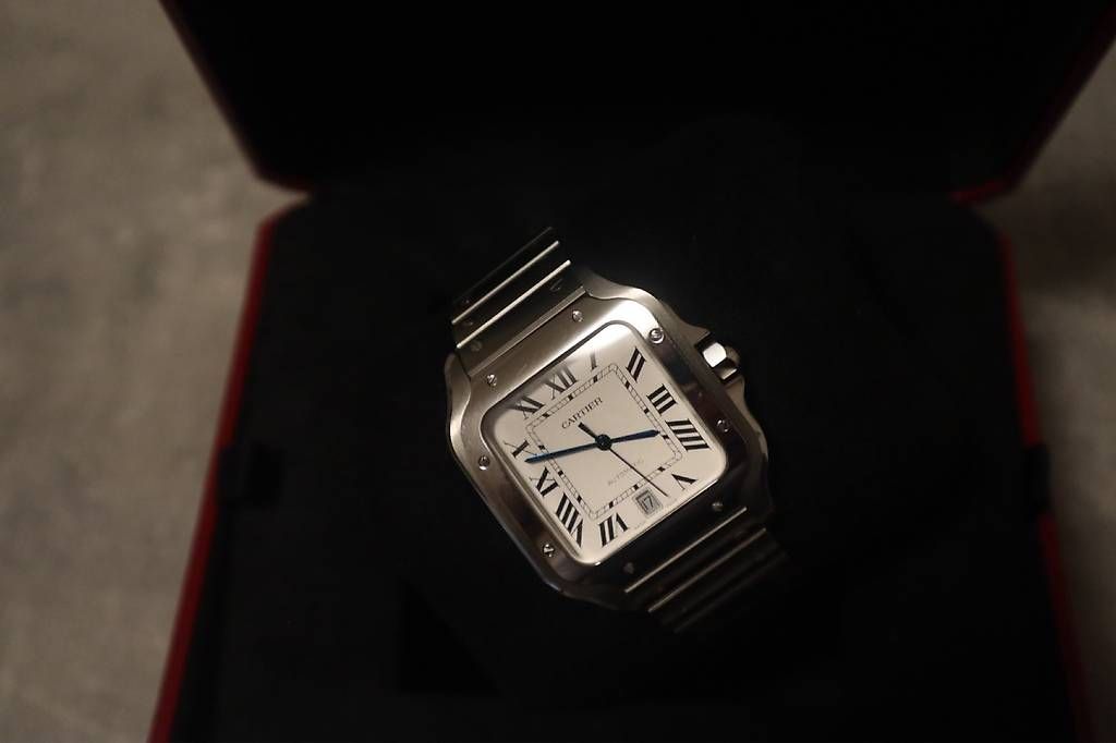 Cartier Montres: Cartier Santos Full Set🔥 – D'occasion à Hombrechtikon par Alphex_Time 3