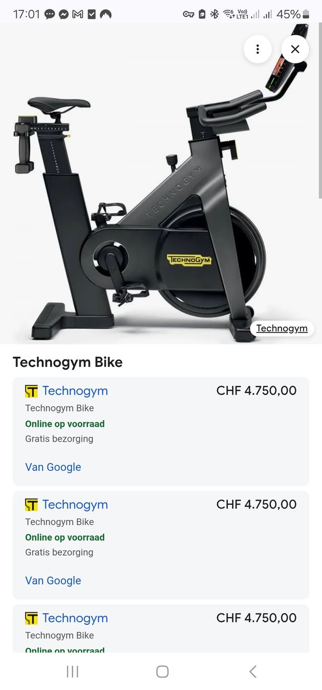 Technogym Hometrainer: Technogym Professional Hometrainer – Nuovo (secondo la descrizione) da Genève venduto da thi_lqp9 4