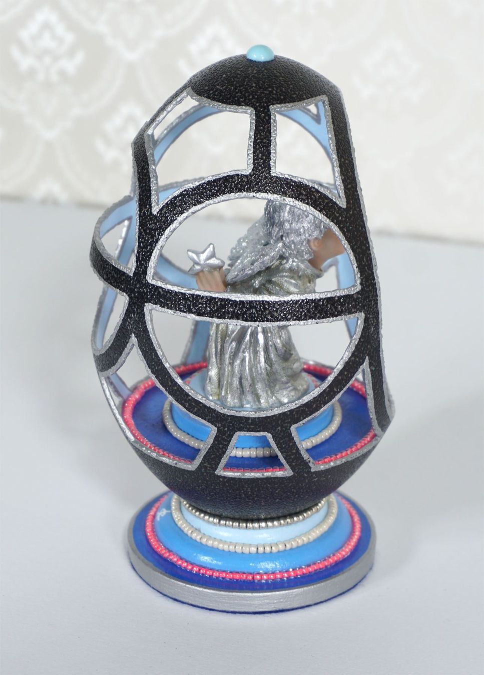 Statuette: 13,5cm grosses Vintage Ei mit Engel – Nuovo (secondo la descrizione) da Meggen venduto da Trouvaillen 7