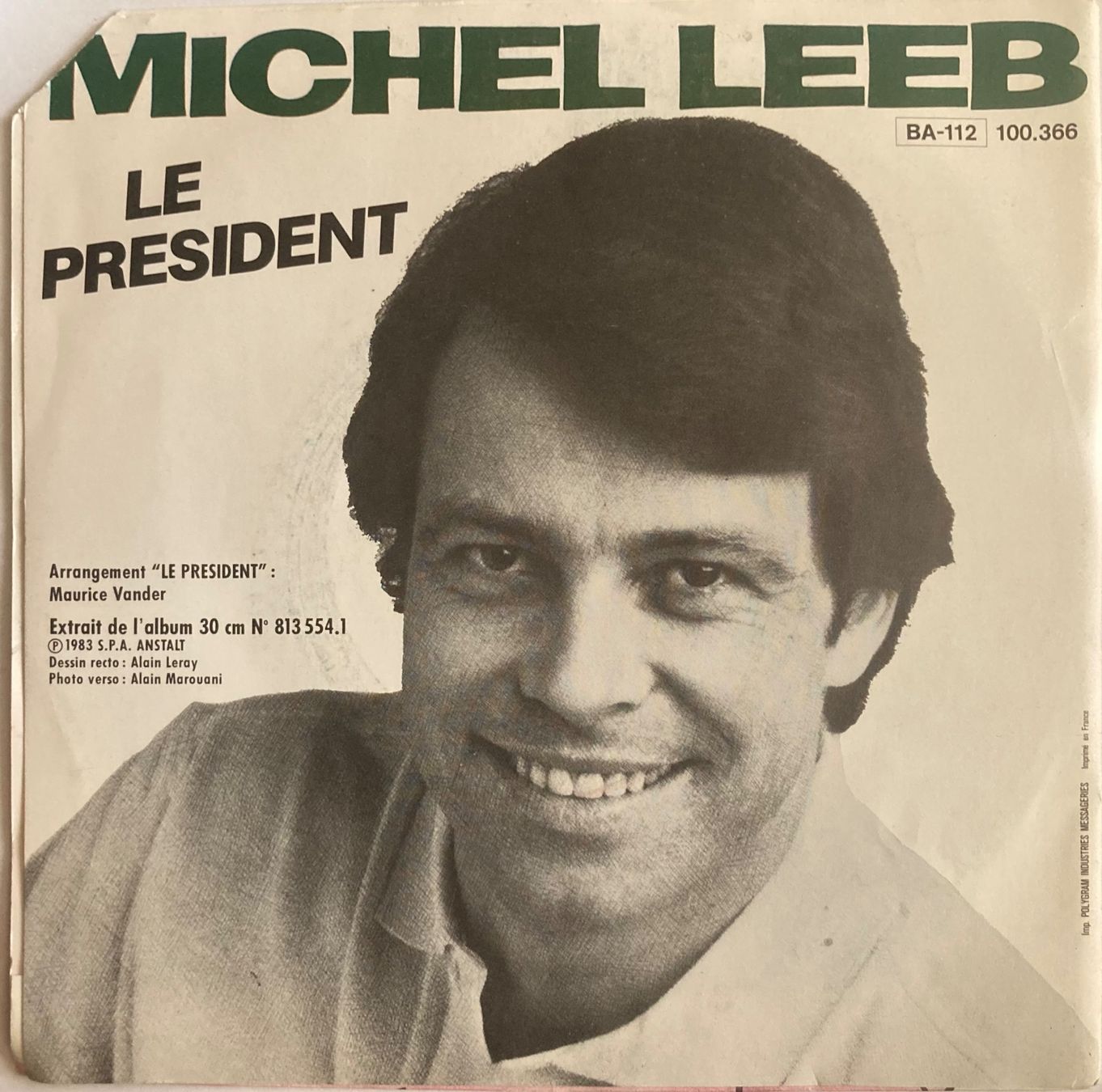 Schallplatten: MICHEL LEEB - L'AFRICAIN – Gebraucht aus Poliez-Pittet von Newtown-Records 1