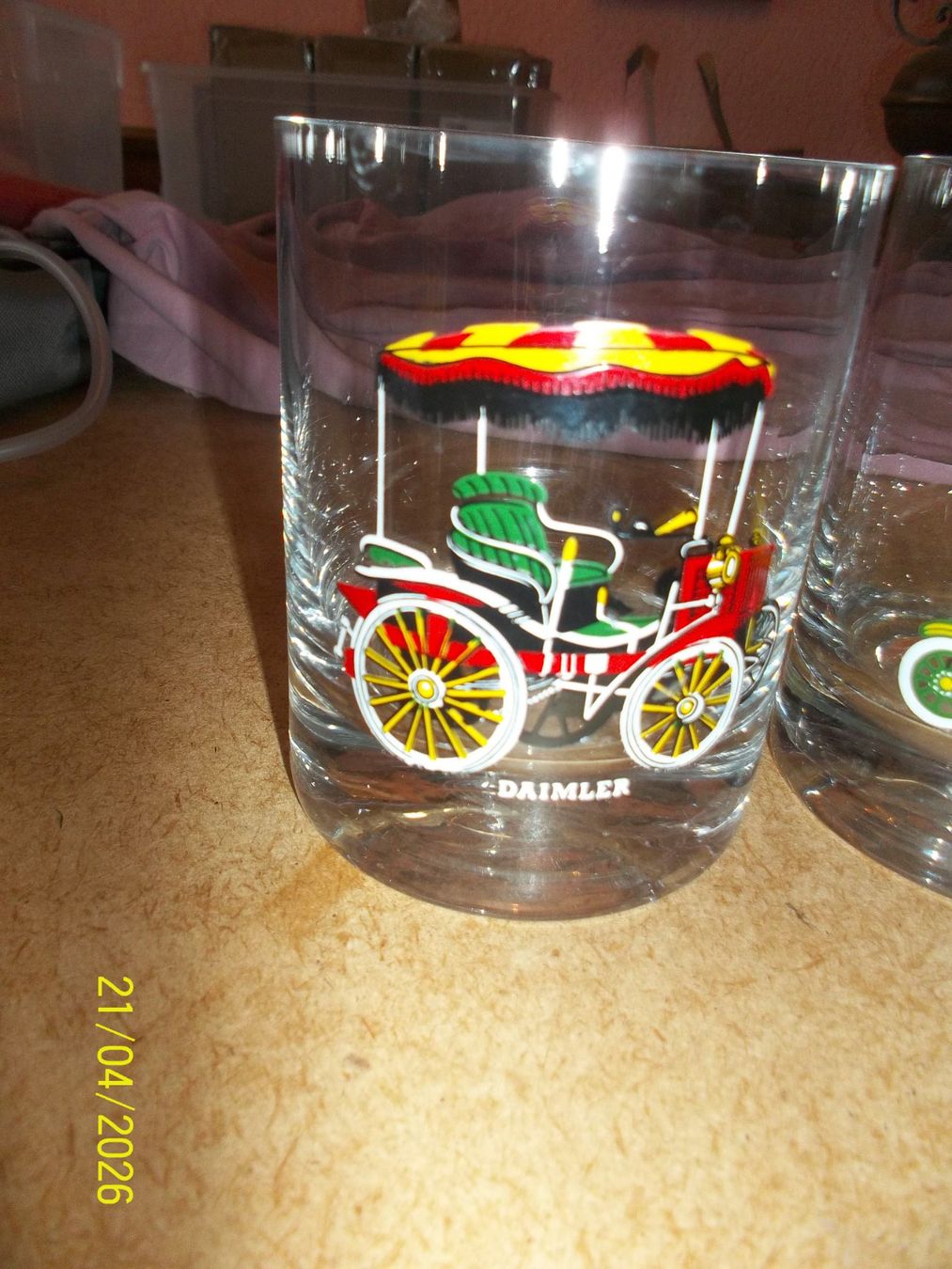 Bicchieri: 5 Whisky-Gläser mit Oldtimern – Usato da Root venduto da rolack 1
