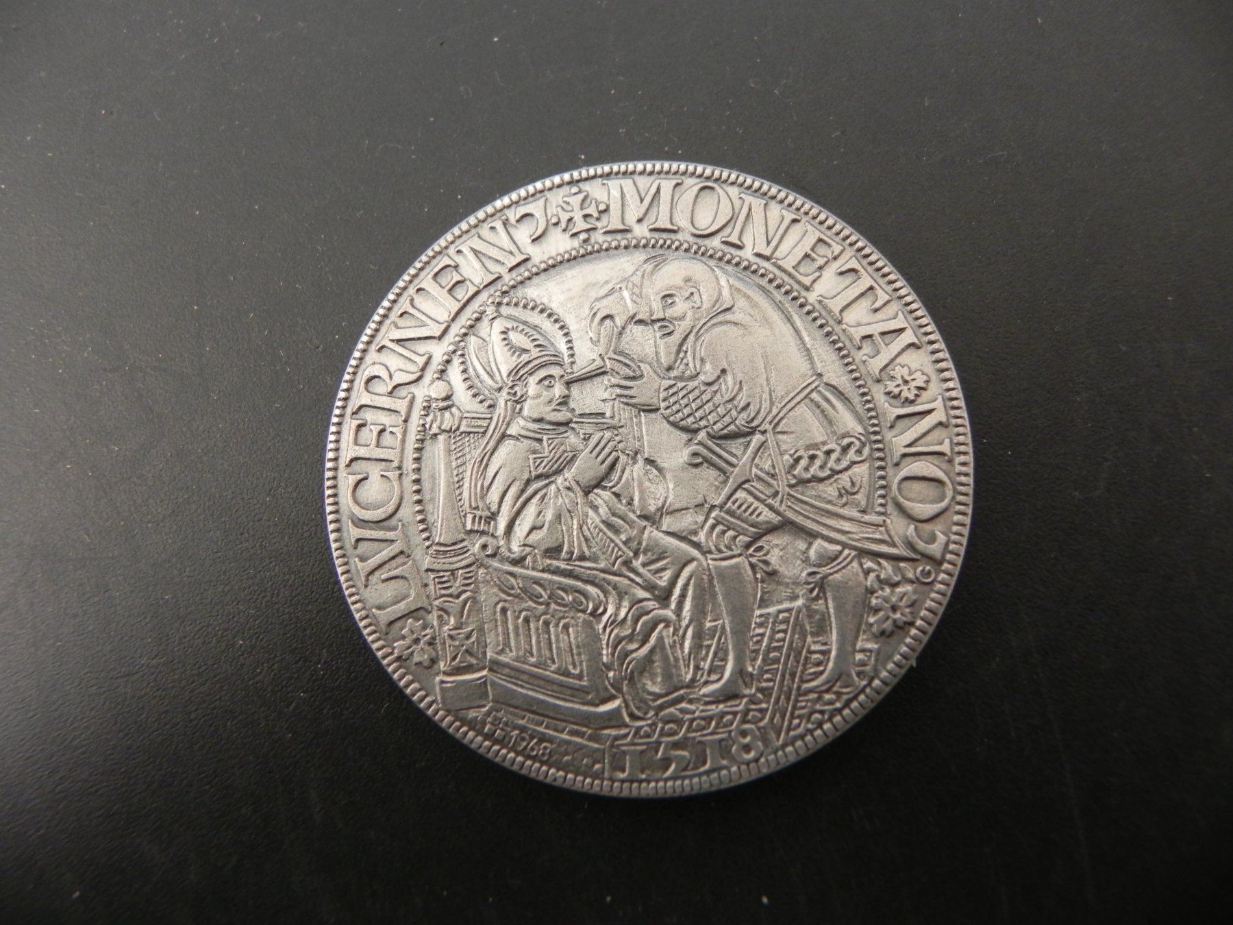Medaglie: Replica Luzern 1 Thaler 1518 – Usato da Biel/Bienne venduto da Gogolozi
