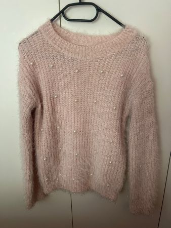 Pull Rose Clair Oversize