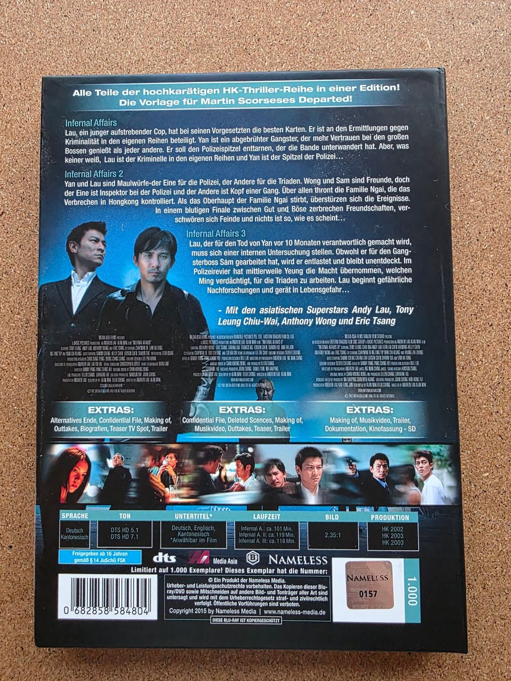 Tutti i DVDs: Infernal Affairs Trilogie - Mediabook – Nuovo (secondo la descrizione) da Stein AG venduto da eMODy 1