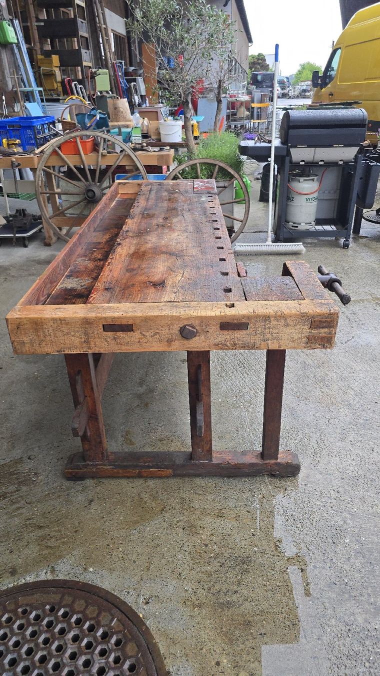 Banchi da lavoro: Alte Werkbank, Loft Style, 230cm lang – Usato da Oberaach venduto da Wicktrade 6