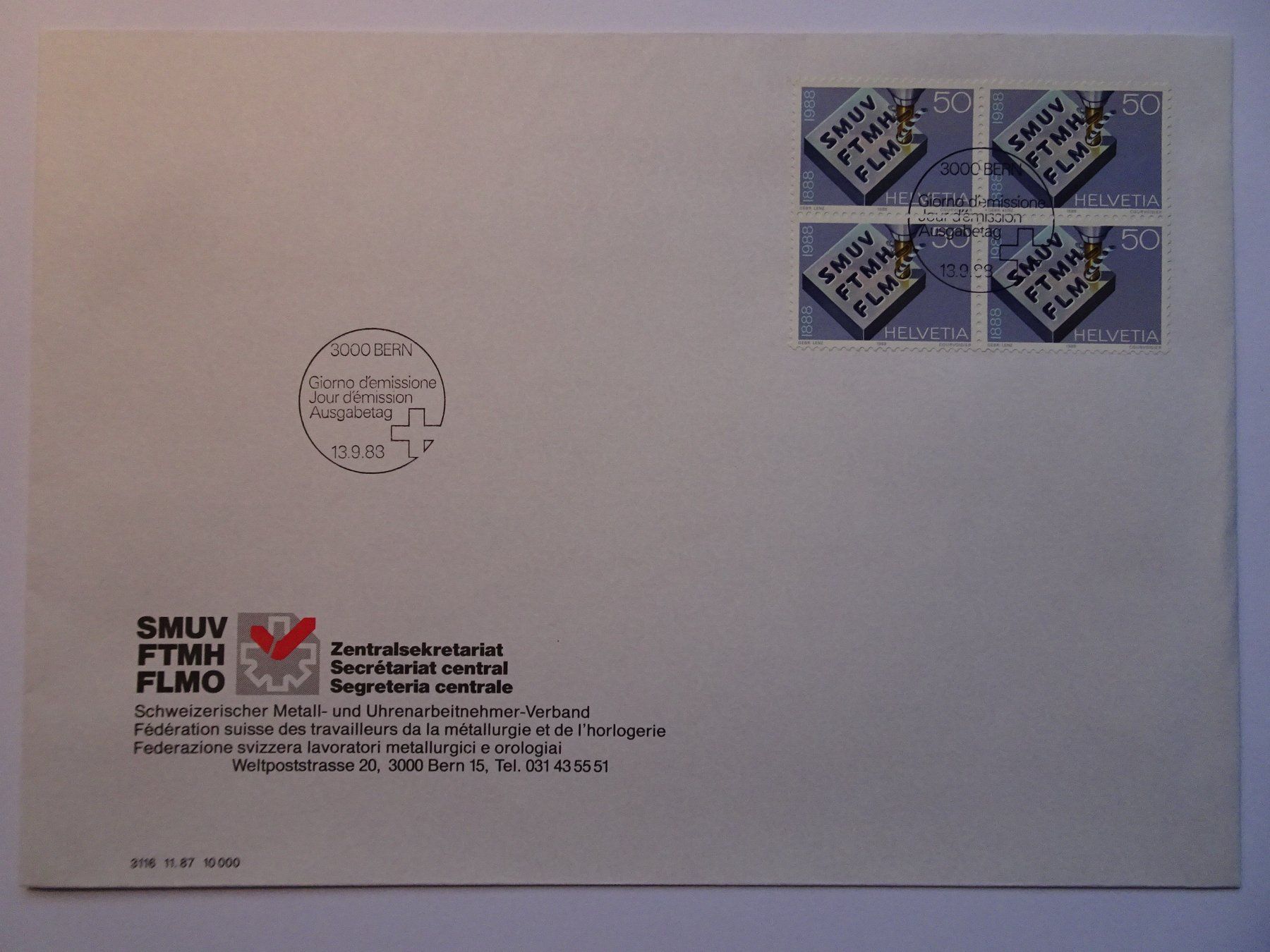 Tous les timbres: Grossbrief 1988 – Neuf (Voir description) à Aadorf par Chnorli-Furz