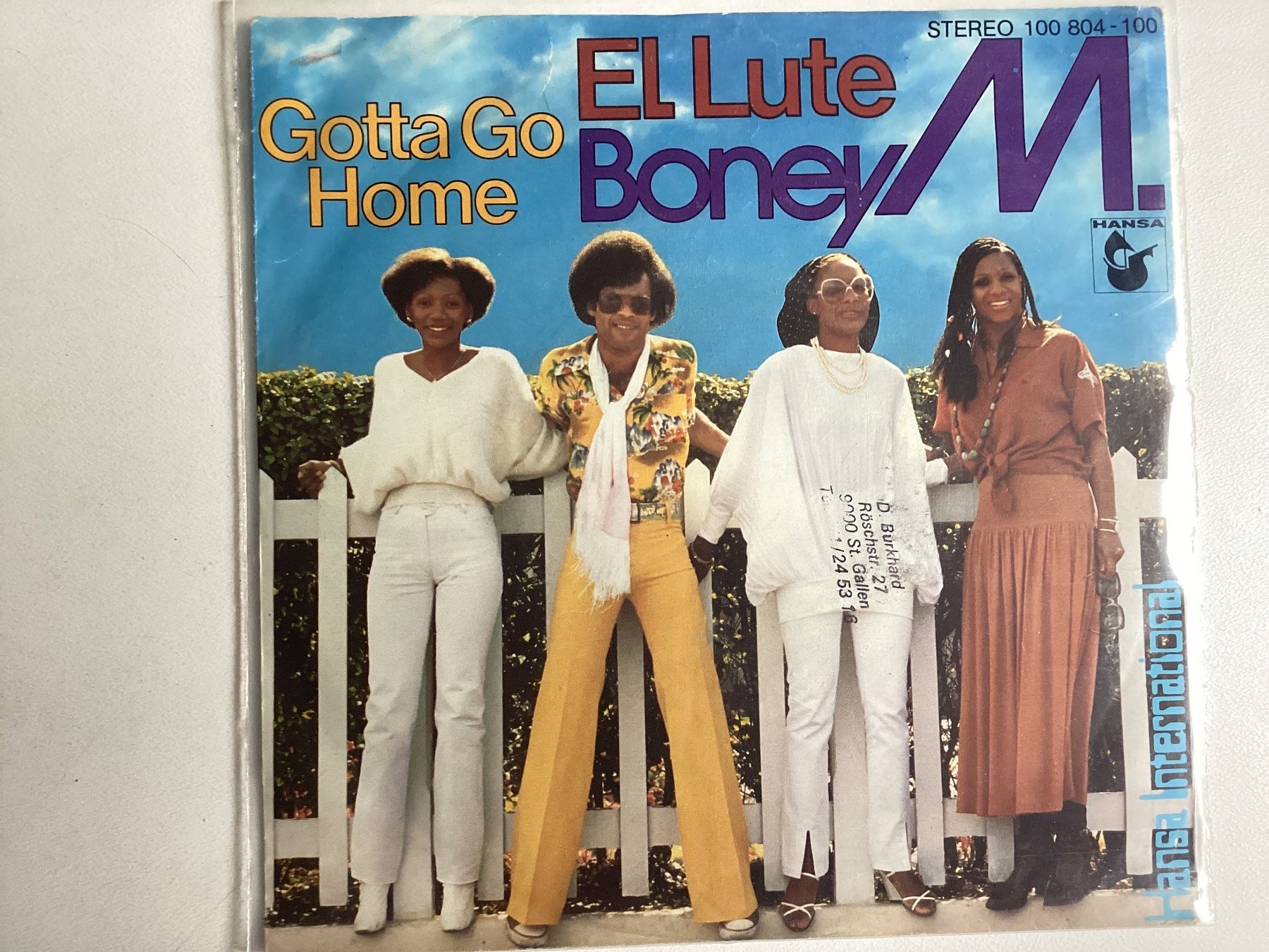 Dischi in vinile: Boney M Single - Gotta Go Home / El Lute – Usato da Gutenswil venduto da Hamzian