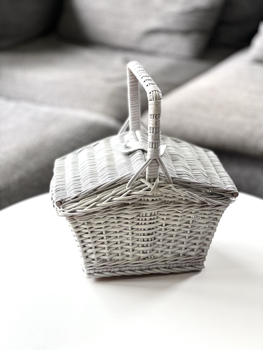 Altro per la casa: Vintage-Picknickkorb - Weiss gestrichen – Usato da Uerikon venduto da Saffagirl 7