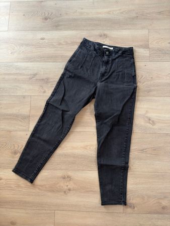 Levi's high waisted taper Jeans Damen dubkel grau Grösse 26