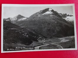 Bernhardin-Pass 1934 // Top-Stempel Andeer