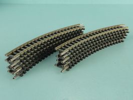 Minitrix Spur N 10 x 4912 gebogenes Gleis