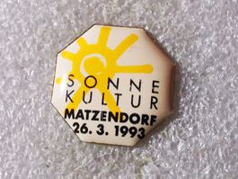 Ansteckpin 16: Sonne Kultur Matzendorf