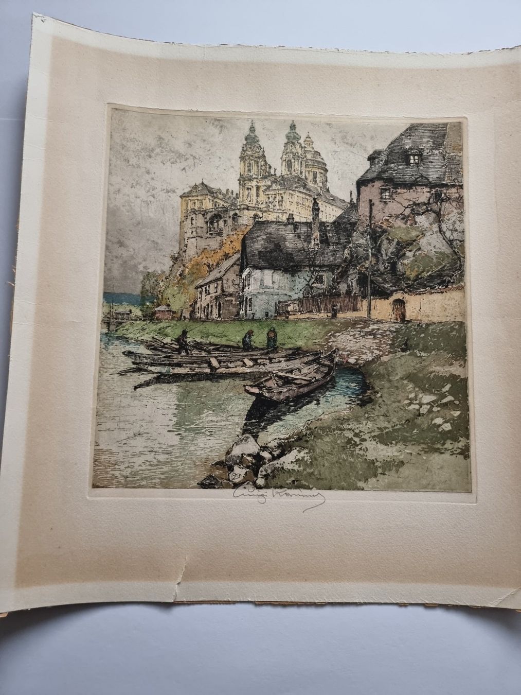 Arts picturaux & lithographies: Luigi Kasimir Farbradierung signiert – D'occasion à Gersau par grafik-kunst 5